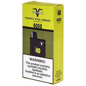 IGNITE – V40 (4000+ Puffs) Disposable Vape