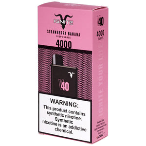 IGNITE – V40 (4000+ Puffs) Disposable Vape