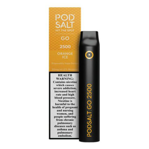 POD SALT GO DISPOSABLE 2500 PUFFS 20MG