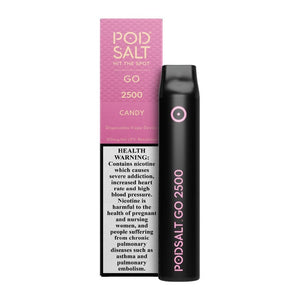 POD SALT GO DISPOSABLE 2500 PUFFS 20MG