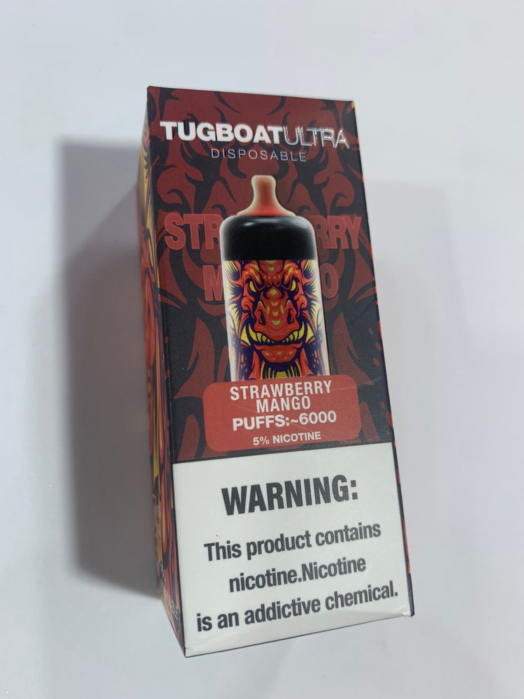 TUGBOAT ULTRA 6000 PUFFS 5%Mg RECHARGABLE