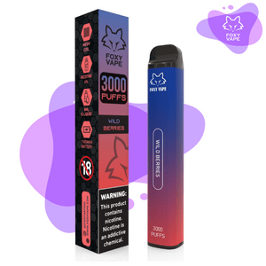 FOXY DISPOSABLE VAPE 3000 PUFFS 4%MG